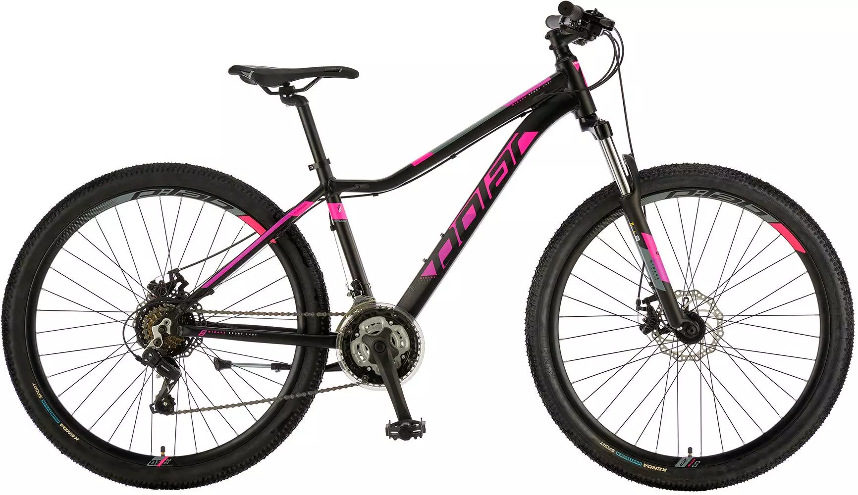 Gorsko kolo Polar Mirage Sport Lady, M črno-pink-vijola