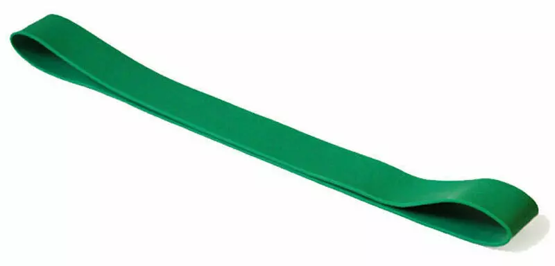 Lateks elastike Toorx medium, 30 cm,  zelena
