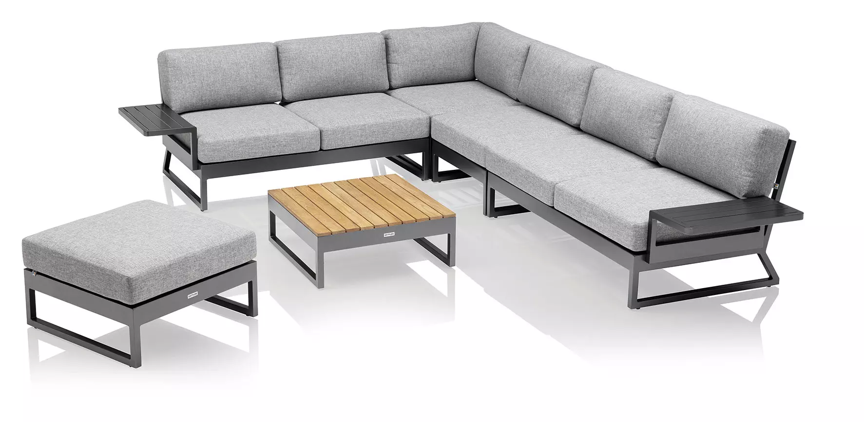 Lounge miza Kettler Ocean Skid Platform anthracite