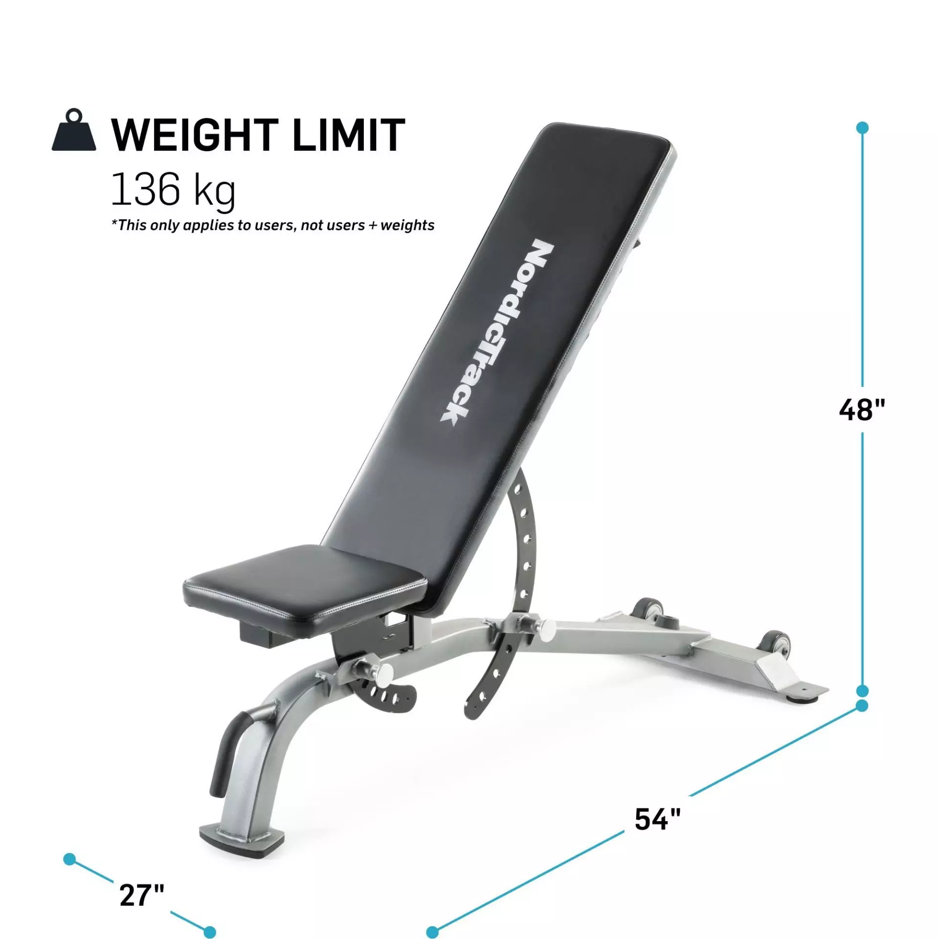Nastavljiva vadbena klop NordicTrack