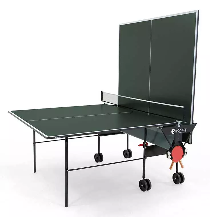 Notranja miza za namizni tenis Sponeta S1-12i, zeleno črna