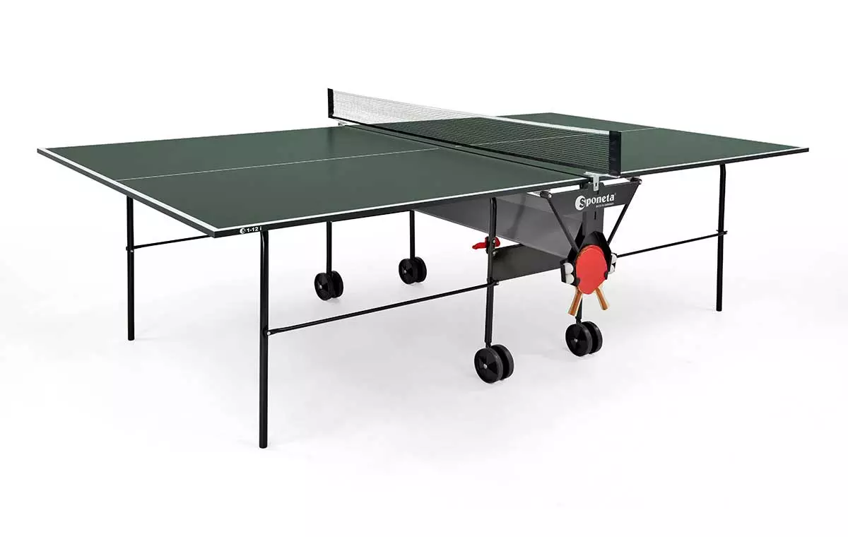 Notranja miza za namizni tenis Sponeta S1-12i, zeleno črna