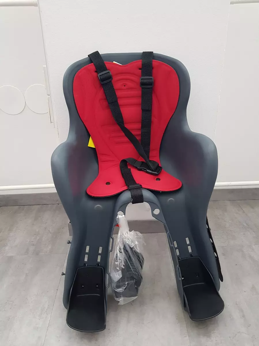 Otroški sedež za kolo z nosilcem bež