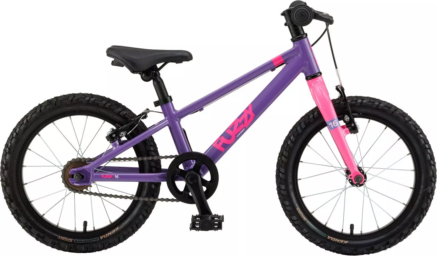 Otroško kolo Polar Fuzzy 16", violet-pink