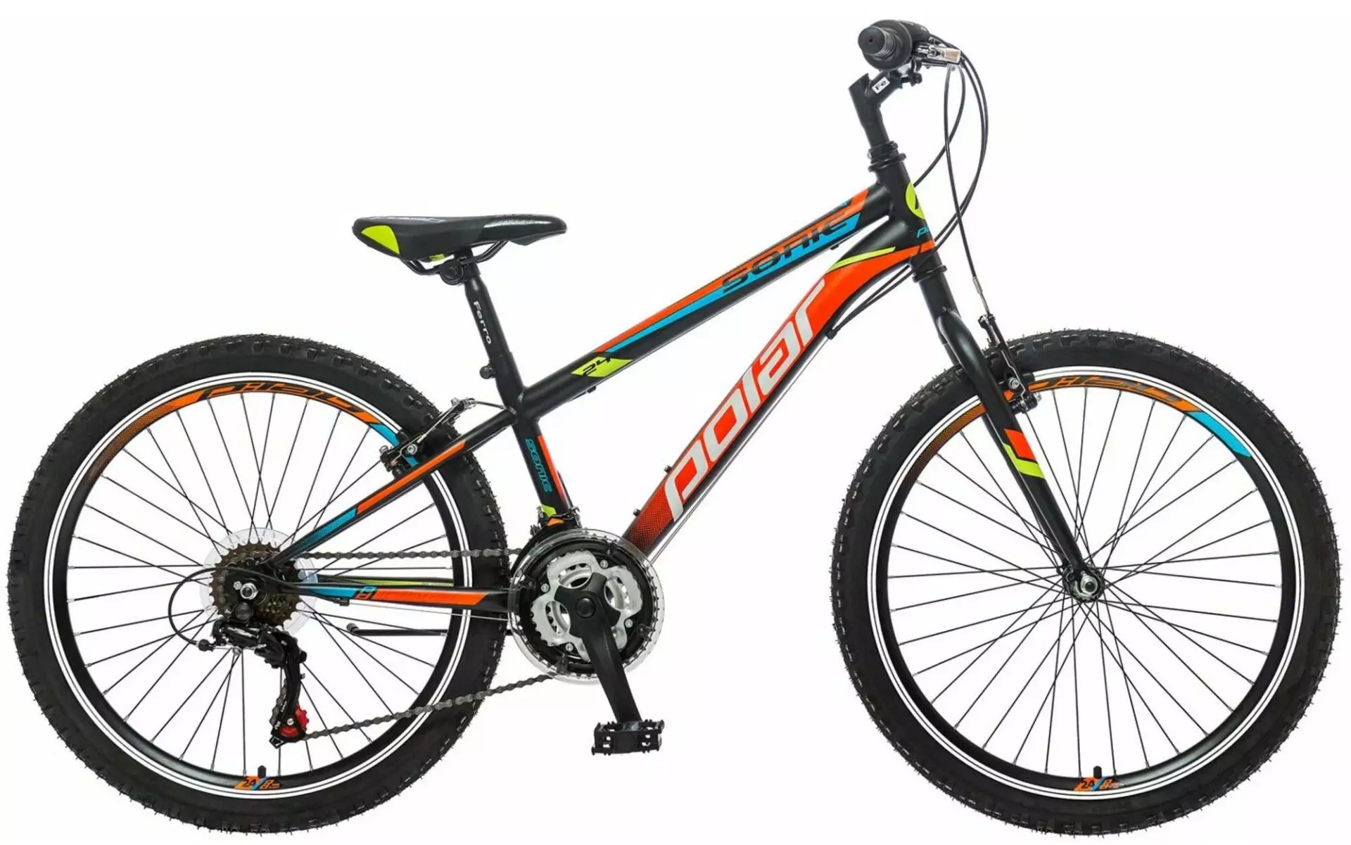 Otroško kolo Polar Sonic 24", črno-oranžen