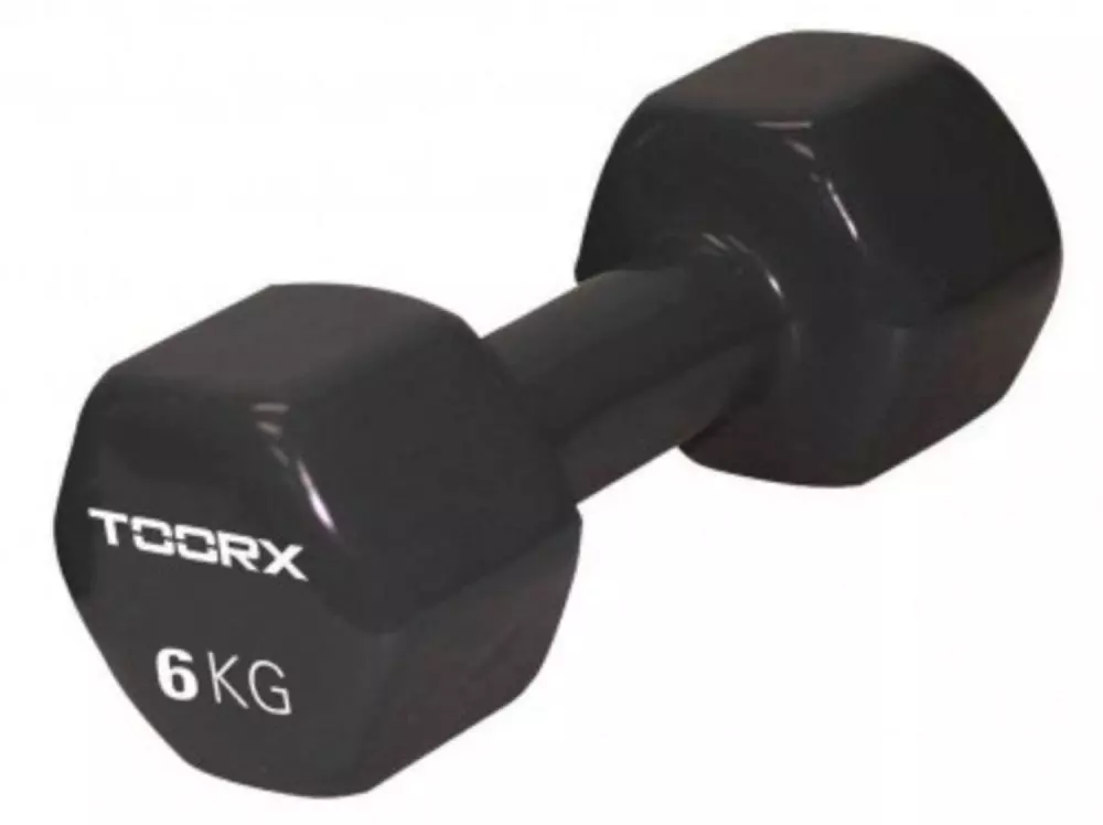Ročka vinil Toorx 6 kg, črna