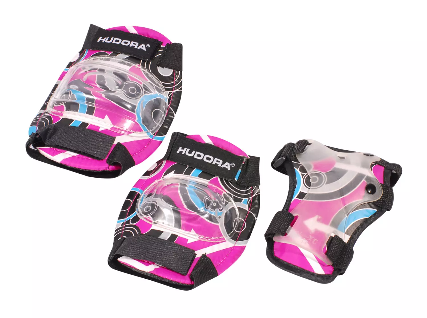 Ščitniki za kolena in komolce Hudora, pink