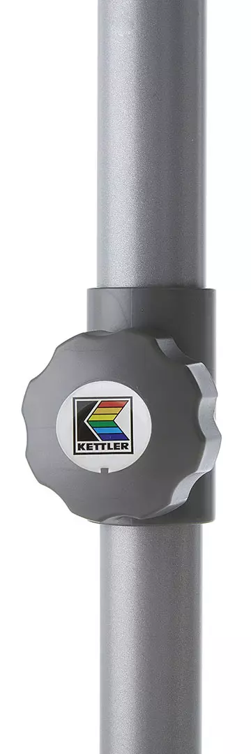Senčnik Kettler Easy Push fi 300 cm, silver/ light grey mottled