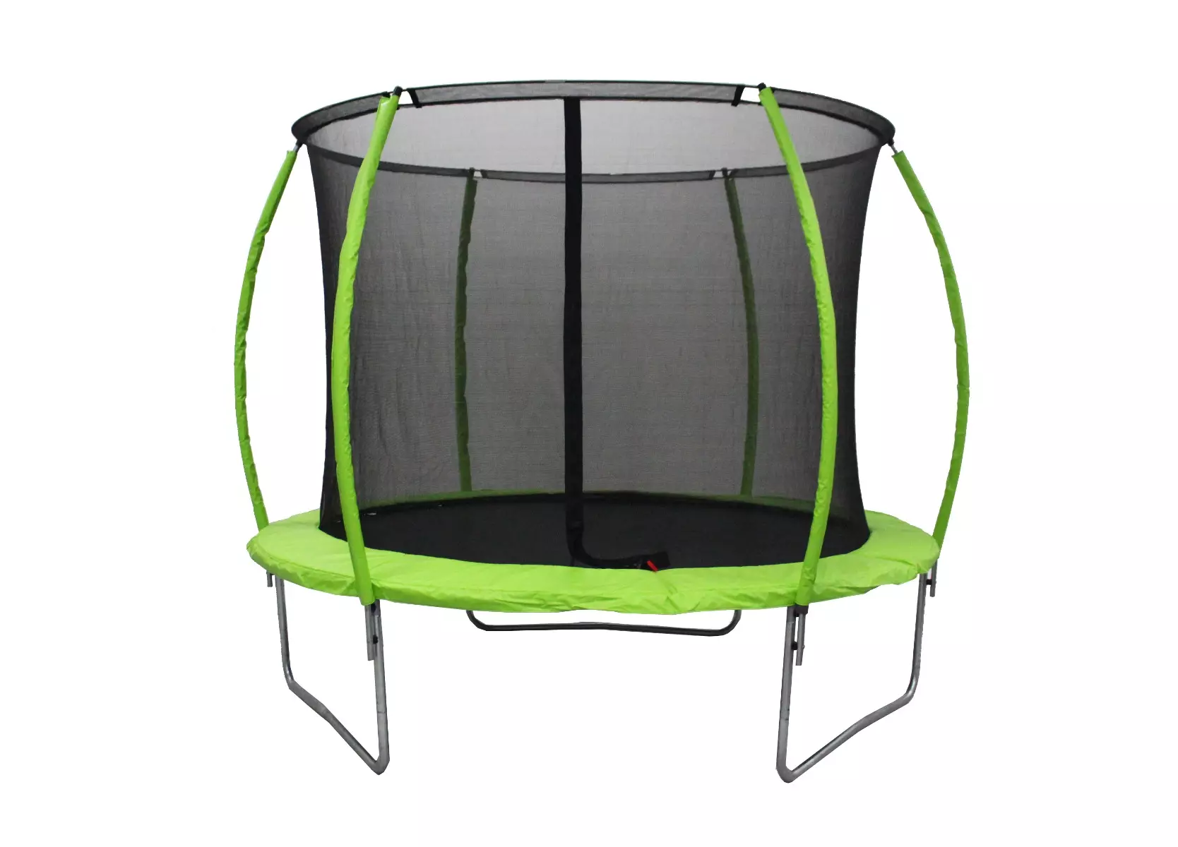 Trampolin Legoni Space z zaščitno mrežo 366 cm, zelen