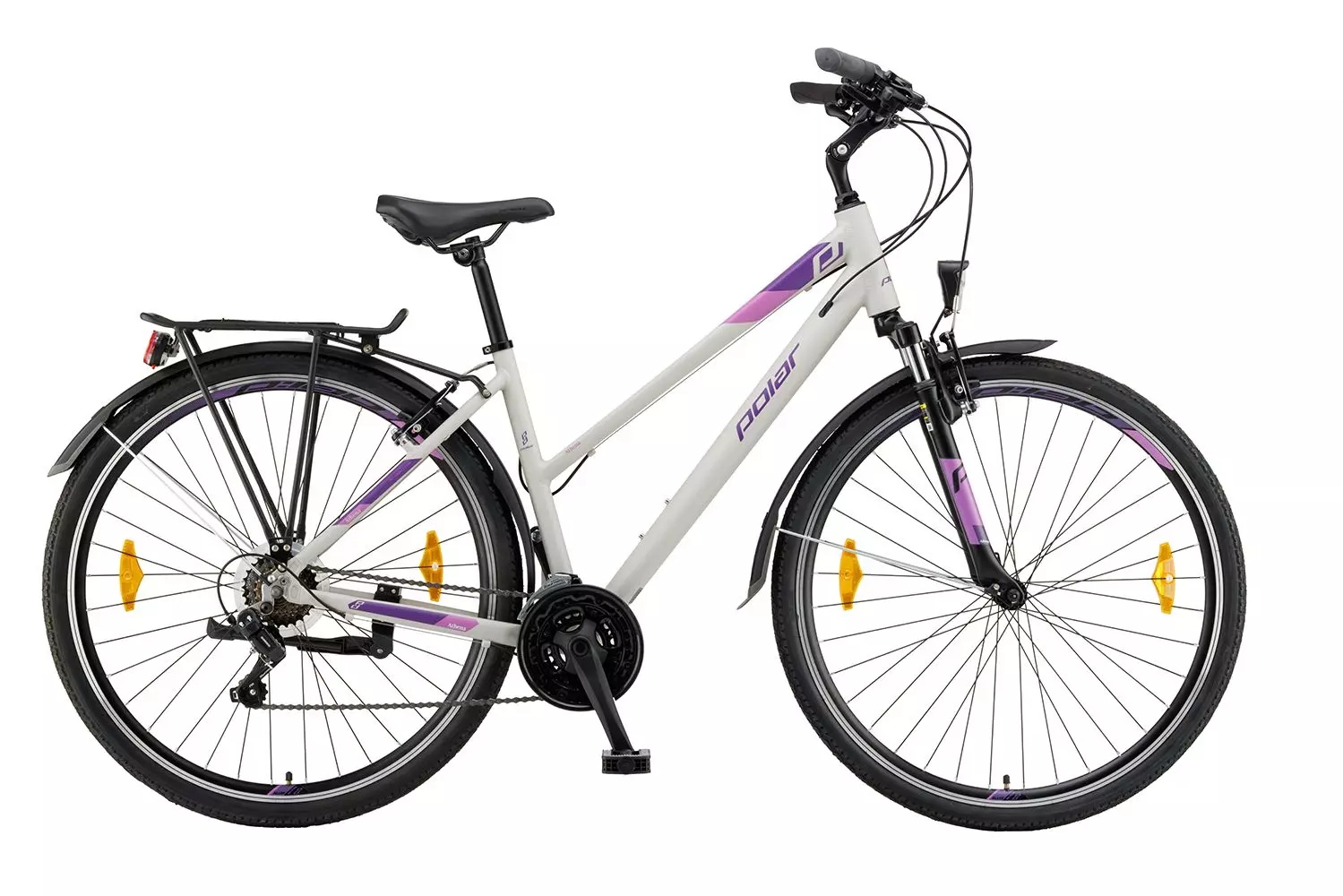 Treking kolo Polar Athena 28" silver-purple