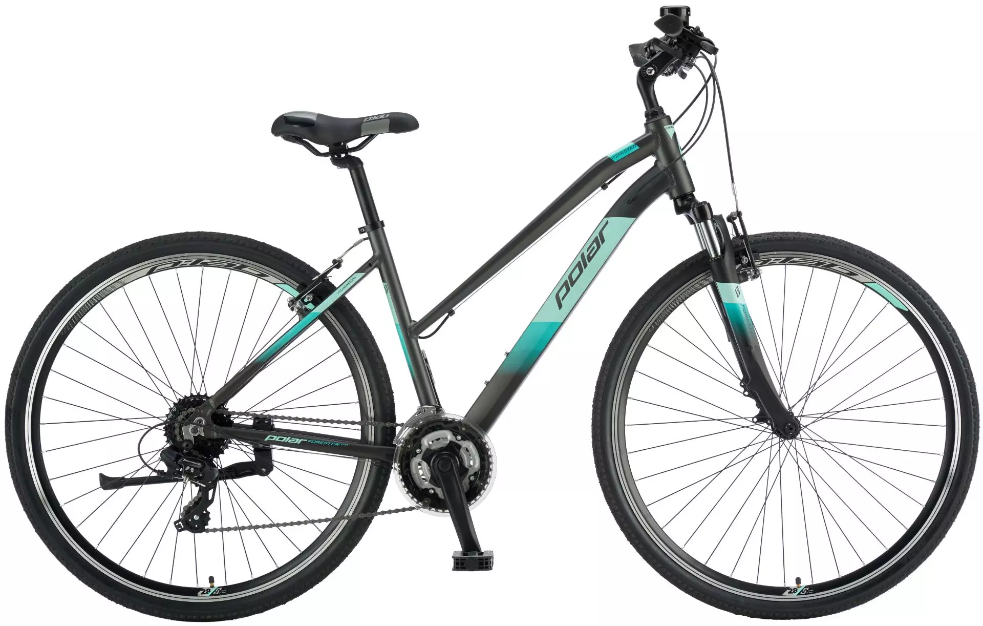 Treking kolo POLAR FORESTER COMP 28" grey-light blue