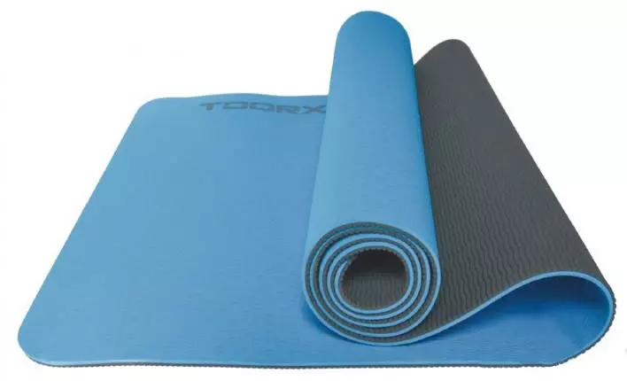Blazina za jogo Toorx 183 x 60 x 0,6 cm, modra