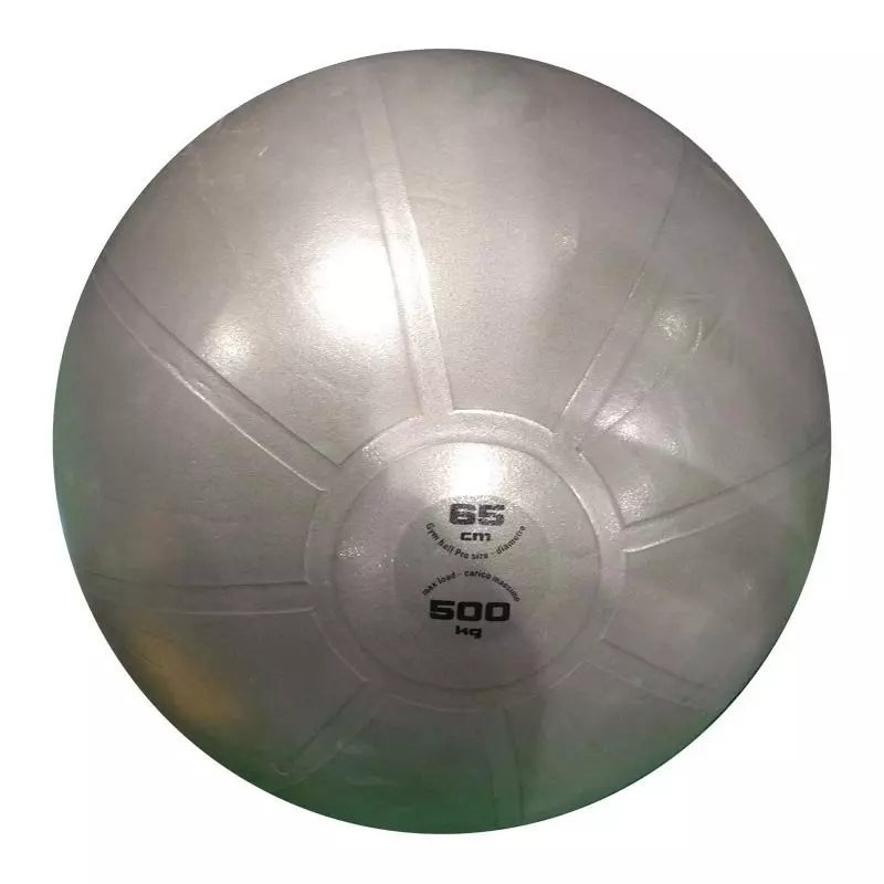 Gimnastična žoga Pro Toorx 65 cm, siva