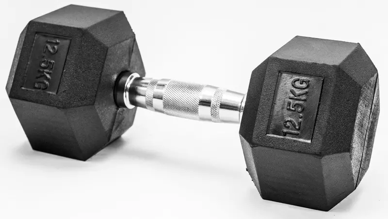Gumirana ročka Fitmotiv Hex 12,5 kg