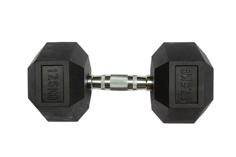 Gumirana ročka Fitmotiv Hex 17,5 kg