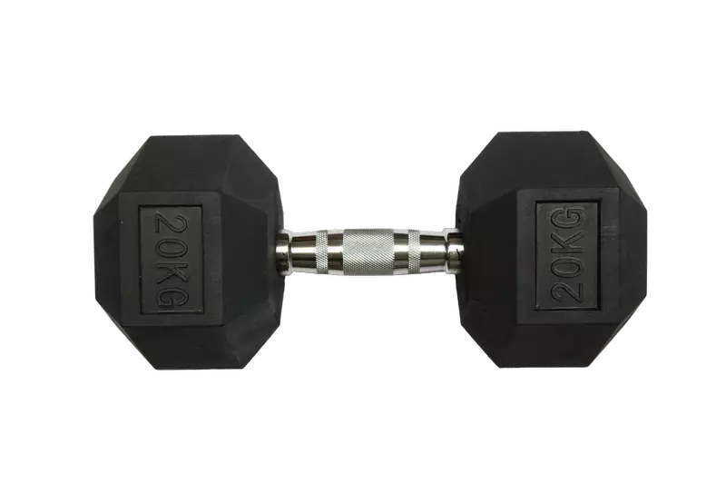 Gumirana ročka Fitmotiv Hex 20 kg