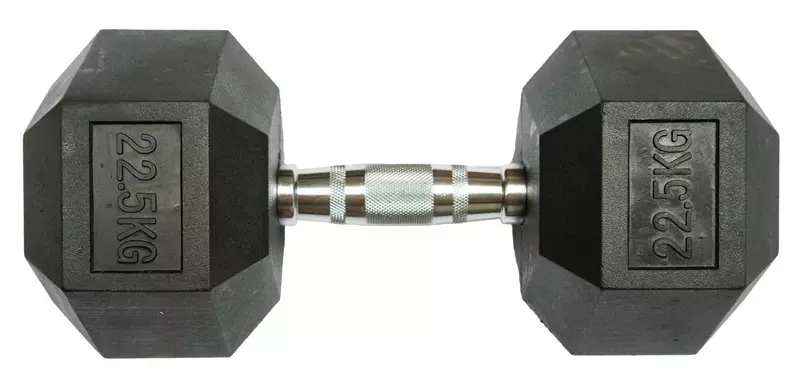 Gumirana ročka Fitmotiv Hex 22,5 kg