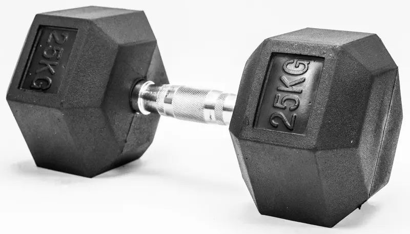 Gumirana ročka Fitmotiv Hex 25 kg