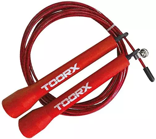 Kolebnica za hitro skakanje Toorx Steel, rdeča