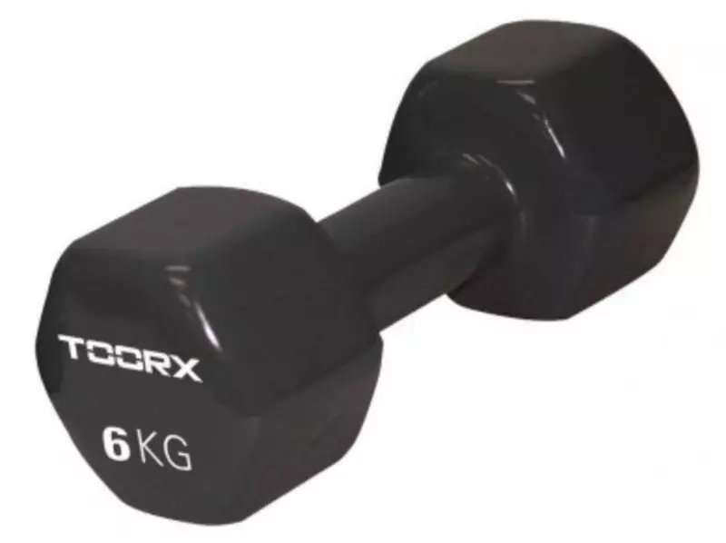 Ročka vinil Toorx 6 kg, črna