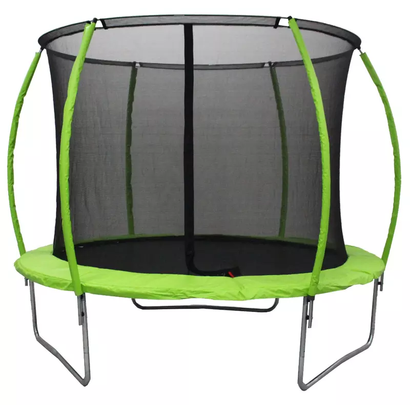 Trampolin Legoni Space z zaščino mrežo 305 cm, zelen