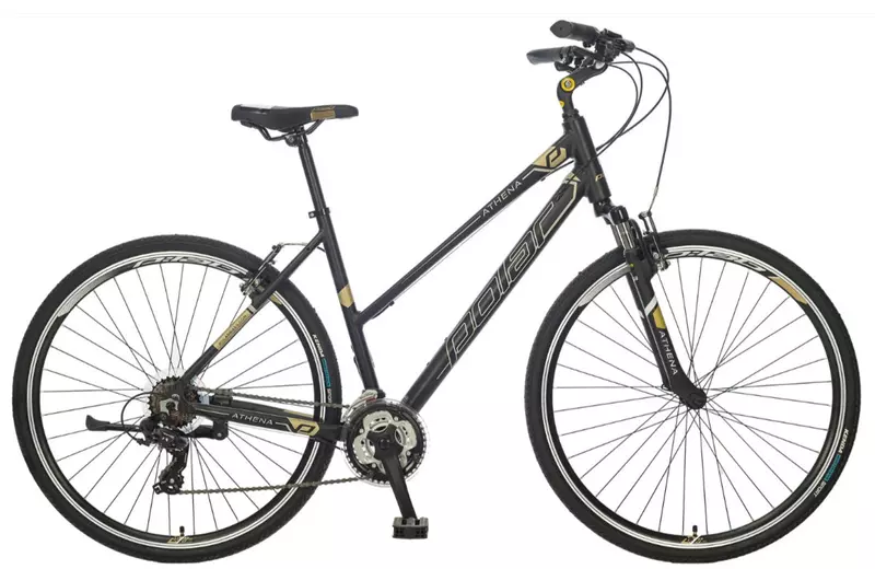 Treking kolo Polar Athena 28" črno-zlat