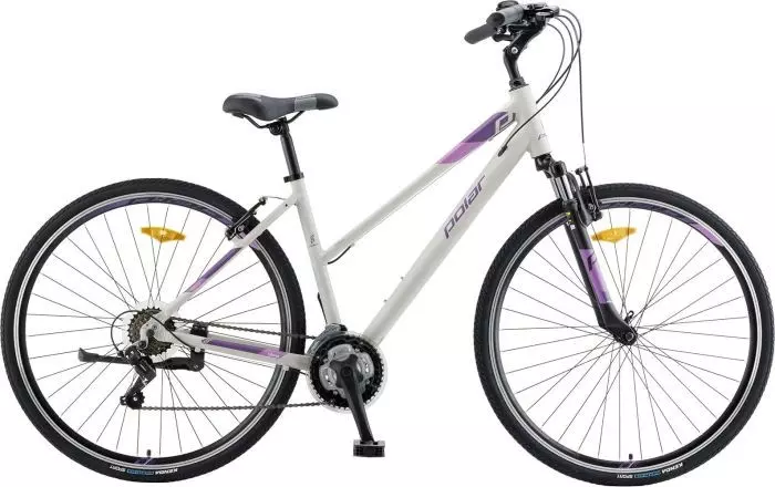Treking kolo Polar Athena 28" silver-pink