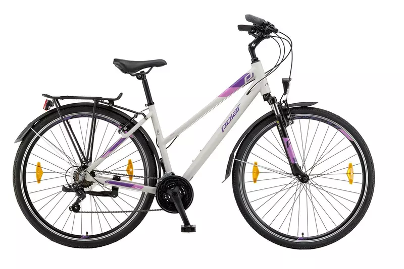 Treking kolo Polar Athena 28" silver-purple