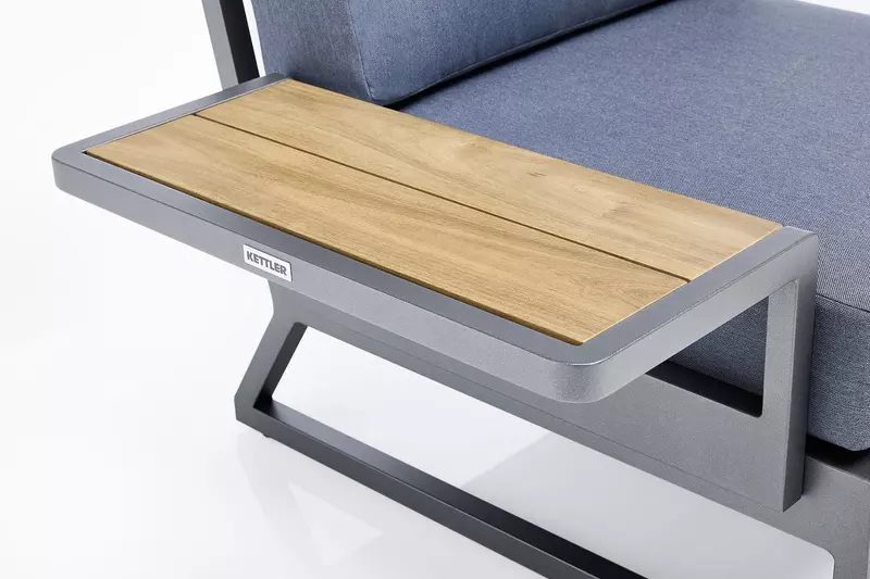 Univerzalna polica Kettler Ocean Skid Platform mat anthracite/Teak