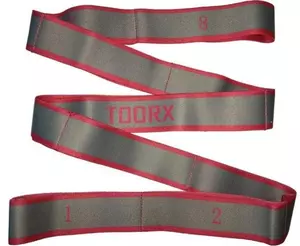 Elastični trak z zankami iz tekstila light Toorx, siv