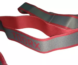 Elastični trak z zankami iz tekstila light Toorx, siv