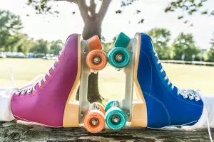 Kotalke Hudora Disco Roler, purple/orange