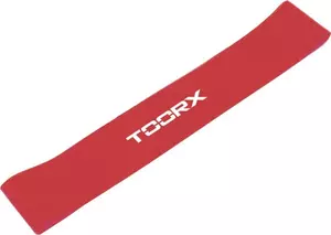 Lateks elastike Toorx strong, 30 cm, rdeča