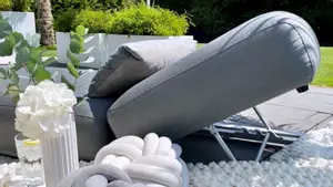 Ležalnik Kettler Ego silver