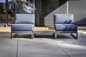 Lounge miza Kettler Ocean Skid Platform mat anthracite