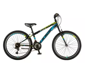 Otroško kolo Polar Sonic 24", črno-zelen-moder