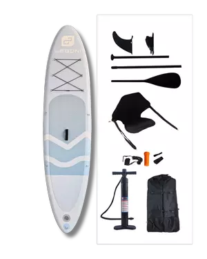 Sup LEGONI SUP BLUE SEA s sedežem in kajak veslom 10.2", 311 cm