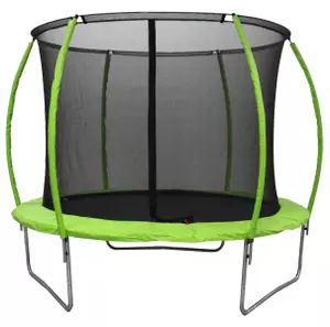Trampolin Legoni Space z zaščino mrežo 305 cm, zelen
