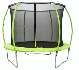 Trampolin Legoni Space z zaščino mrežo 425 cm, zelen