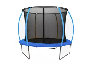 Trampolin LEGONI SPACE z zaščitno mrežo 366 cm, moder