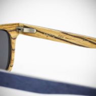 Slika Lesena sončna očala Melon Skatewood Elwood Marine