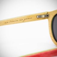 Slika Lesena sončna očala Melon Skatewood Jake II Flora