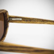 Slika Lesena sončna očala Melon Zebrano Stella Zebra