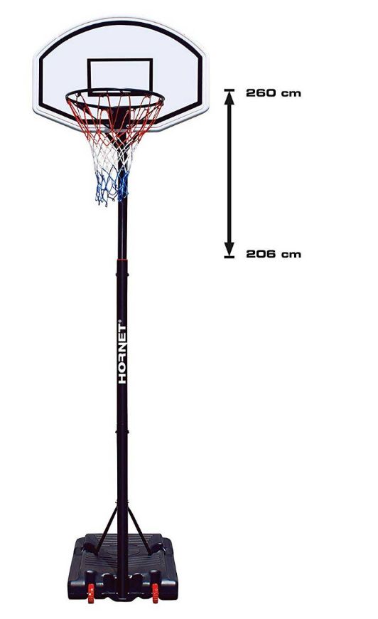 Slika Prostostoječi košarkarski koš Hudora Hornet 260 cm
