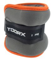 Slika Manšetna utež Toorx za zapestje ali gležnje 2 x 1 kg
