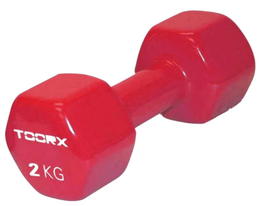 Slika Ročka vinil Toorx 2 kg rdeča