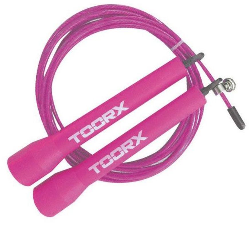Slika Kolebnica za hitro skakanje Toorx Steel pink