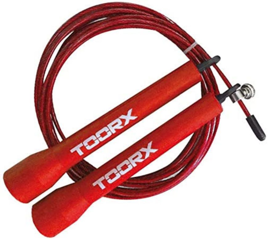 Slika Kolebnica za hitro skakanje Toorx Steel, rdeča