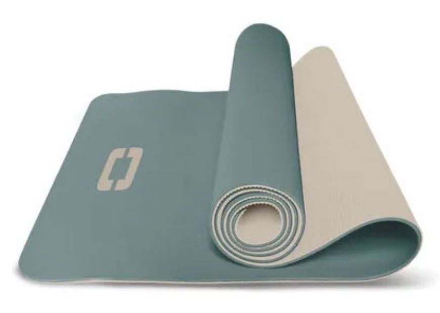Slika Blazina za jogo Toorx Liveness 183x60x0,6 cm Green Tea/Sand